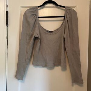 Zara puff sleeve top
